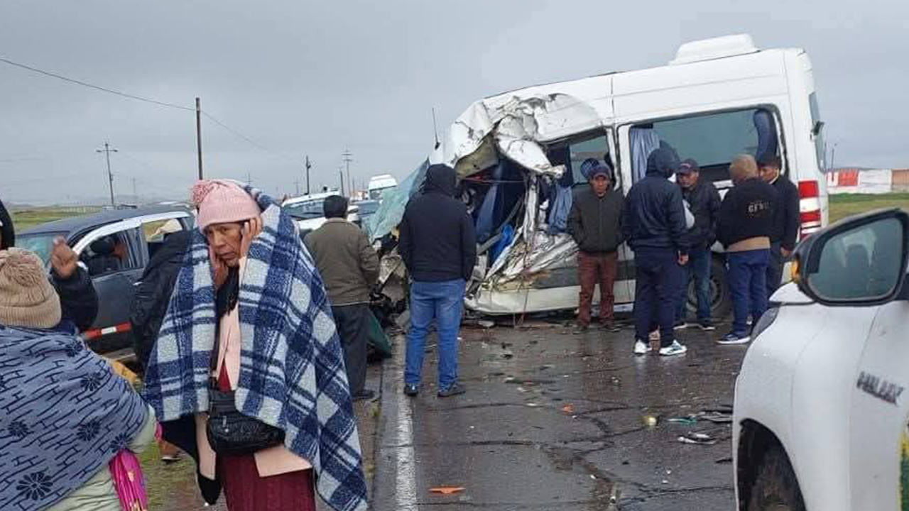 Juliaca: triple choque deja un muerto y herido grave en grupo del hijo de Príncipe Sandino